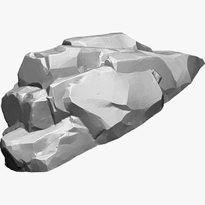 3D Mountain rock Zbrush sculpt