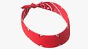 Bandana Headband Paisley Red