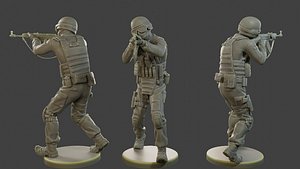 3D CzechSlovak Police Tactical Unit CPTU1 008 model
