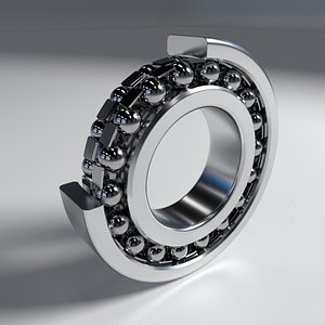 3D model double row radial ball