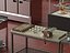 Ensemble d'équipement de cuisine de boulangerie commerciale low-poly