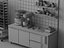 Ensemble d'équipement de cuisine de boulangerie commerciale low-poly