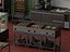 Ensemble d'équipement de cuisine de boulangerie commerciale low-poly