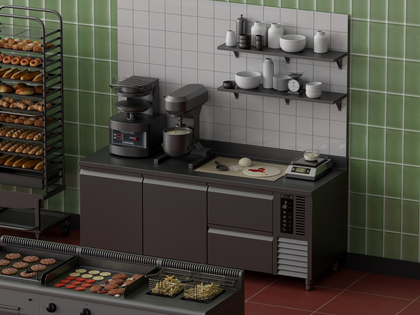 3D model Commercial Bakery Kitchen Equipment Set low-poly https://p.turbosquid.com/ts-thumb/oH/teNOQF/Uy/15/jpg/1775273418/1920x1080/fit_q87/970f10f8b58fdb0159411d5058048117467a6741/15.jpg