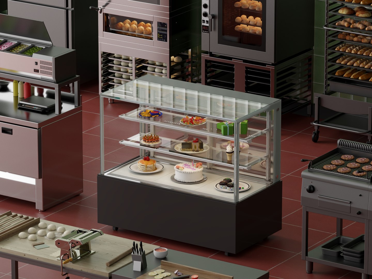 3D model Commercial Bakery Kitchen Equipment Set low-poly https://p.turbosquid.com/ts-thumb/oH/teNOQF/Xf/110/jpg/1775273438/1920x1080/fit_q87/285f4c4fded8be2123628aa2ba5c33431bdebb65/110.jpg