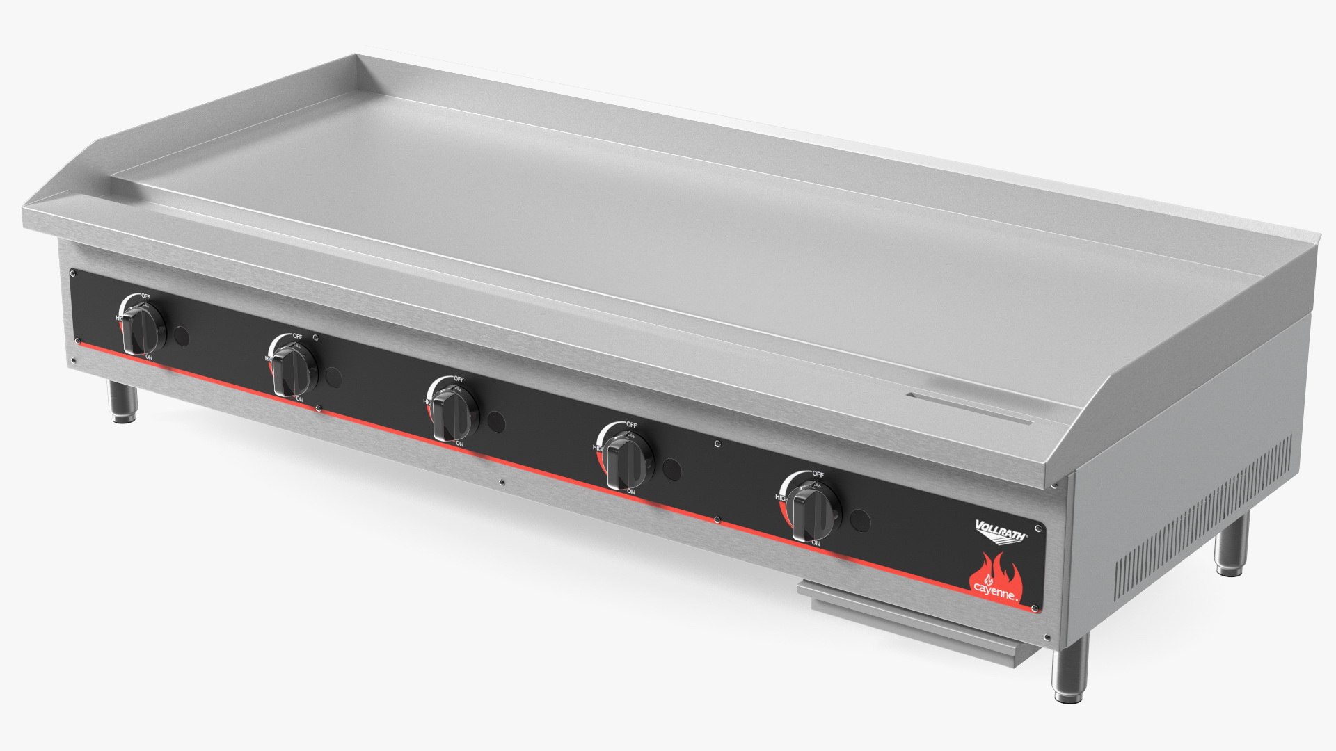 Vollrath 40840 Cayenne 60 Flat Top Gas Countertop Griddle 3D model preview