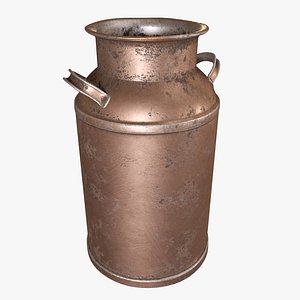 milk rusty 3D model
