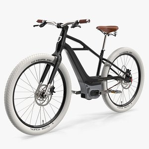 3D Electric Bike Harley Davidson model