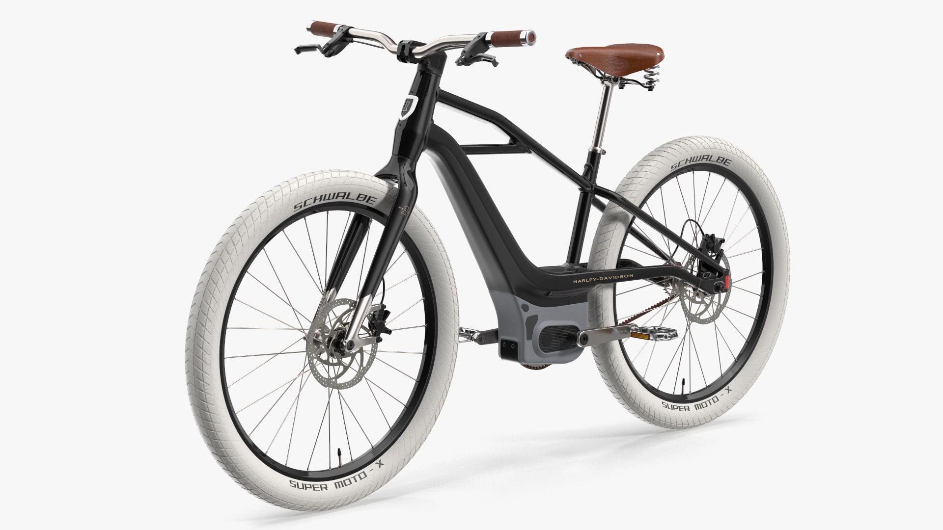 Electric Bike Harley Davidson 3D model preview