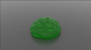 Rigged-Animated) Macrophage rigged lung microbe immune system attack(