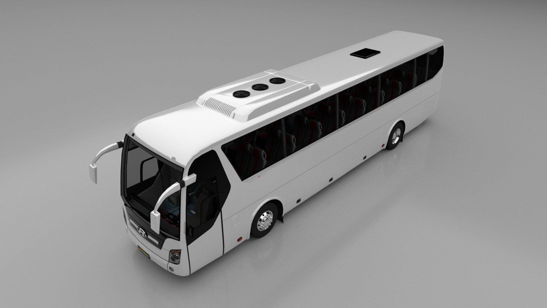 Hyundai bus 3D - TurboSquid 1667603