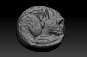 3D model backgammon stone
