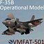 USMC F-35 B Lightning II Operational Model with pilot