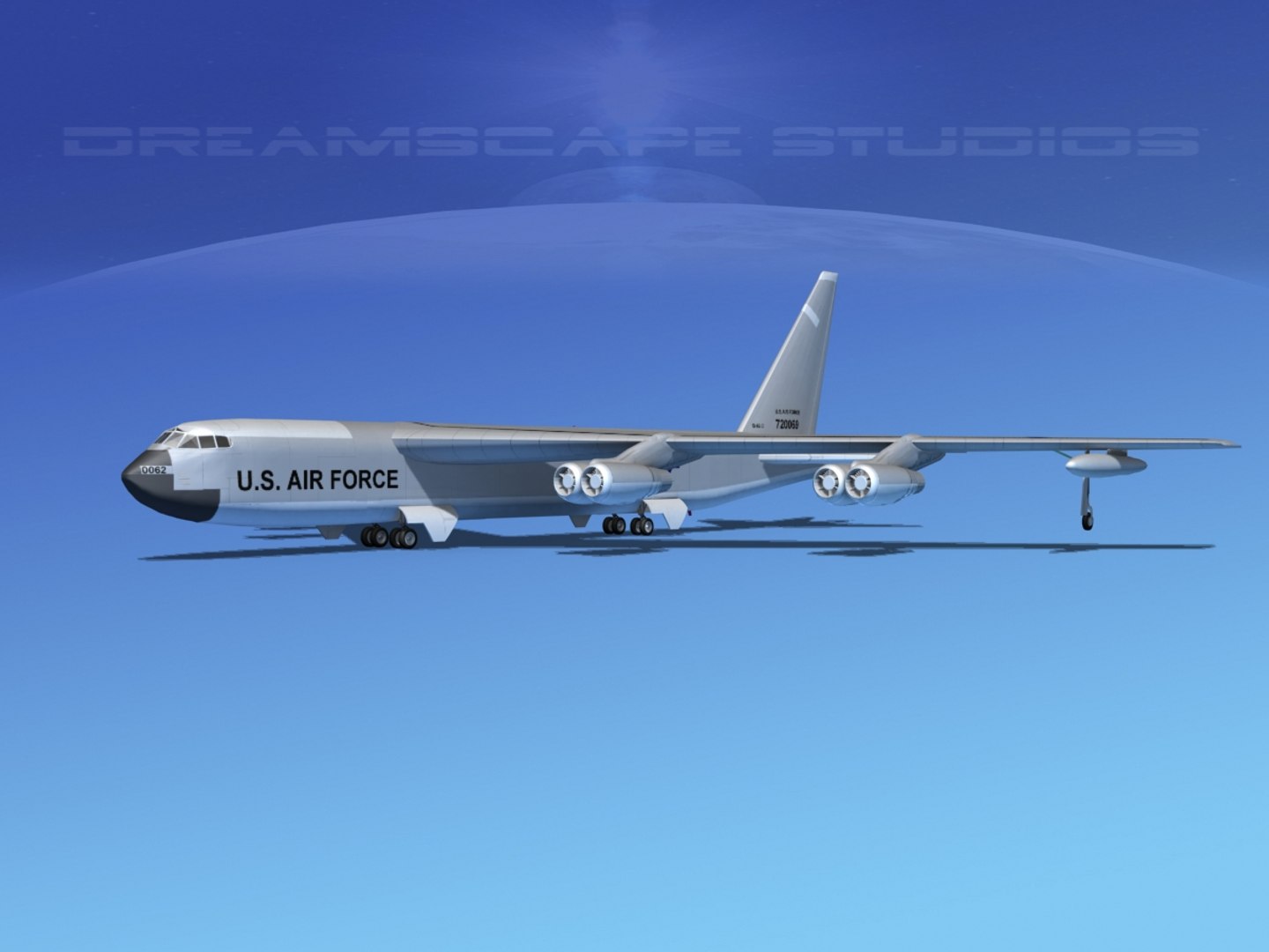 3d Model Stratofortress Boeing B-52 Bomber