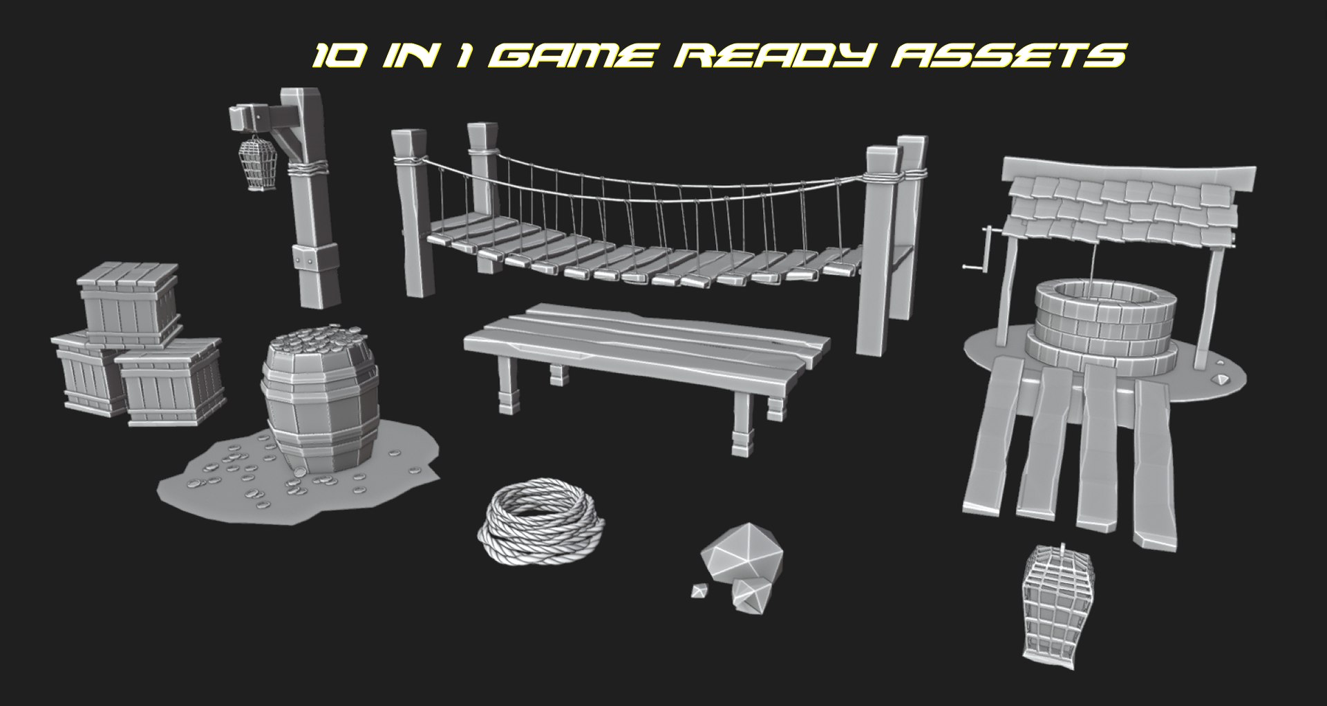 Gaming Assets Low Poly 3D Model - TurboSquid 2086069