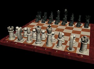 3d chessmen