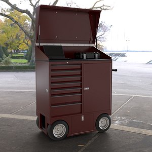 Workstation Cart 5 3D model