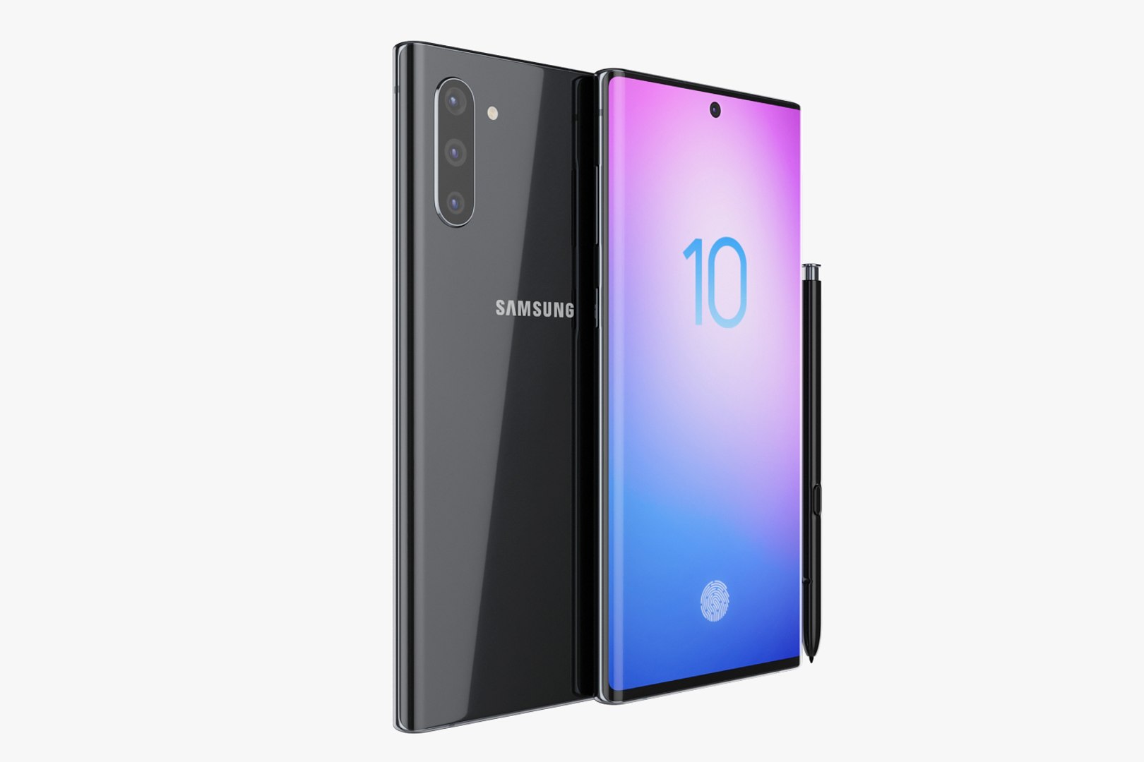 3D samsung galaxy note 10 model - TurboSquid 1429660