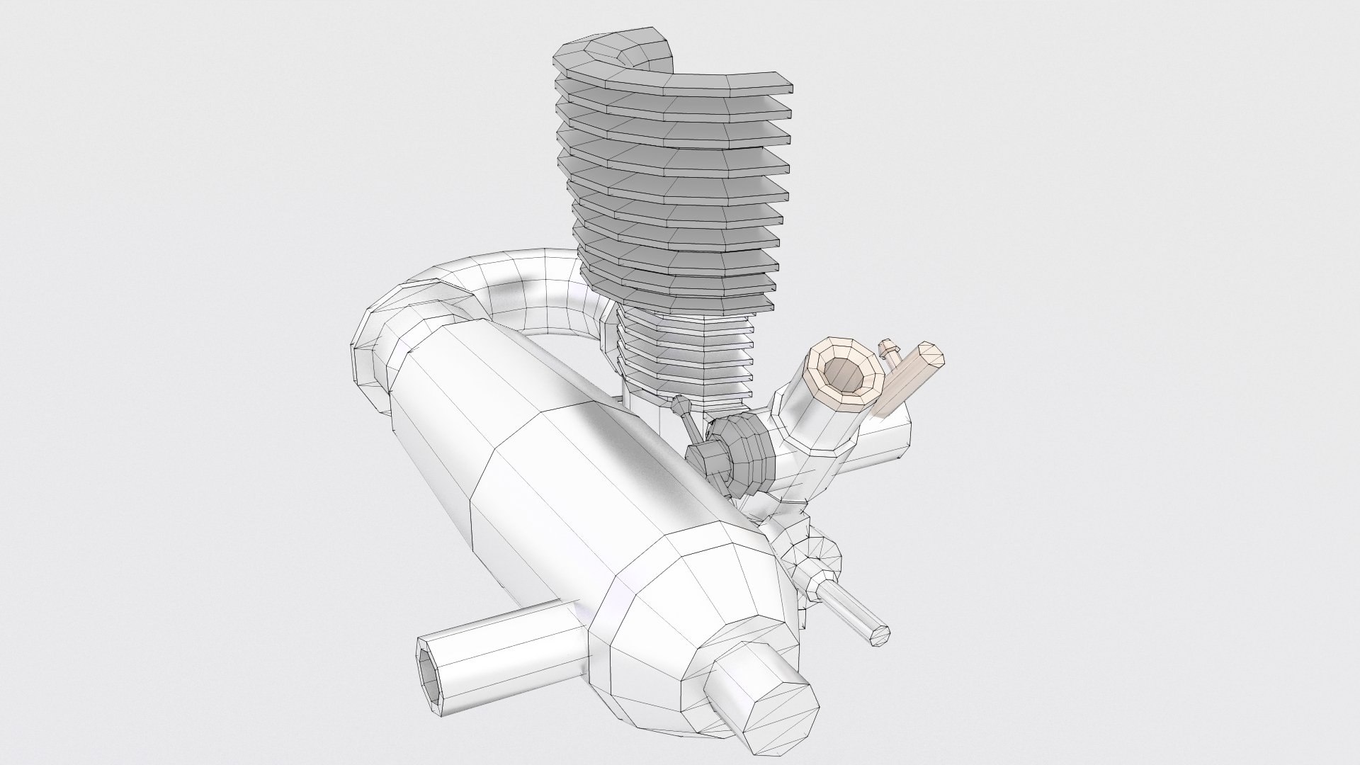 3D Model Engine Rc Nitro - TurboSquid 1527367