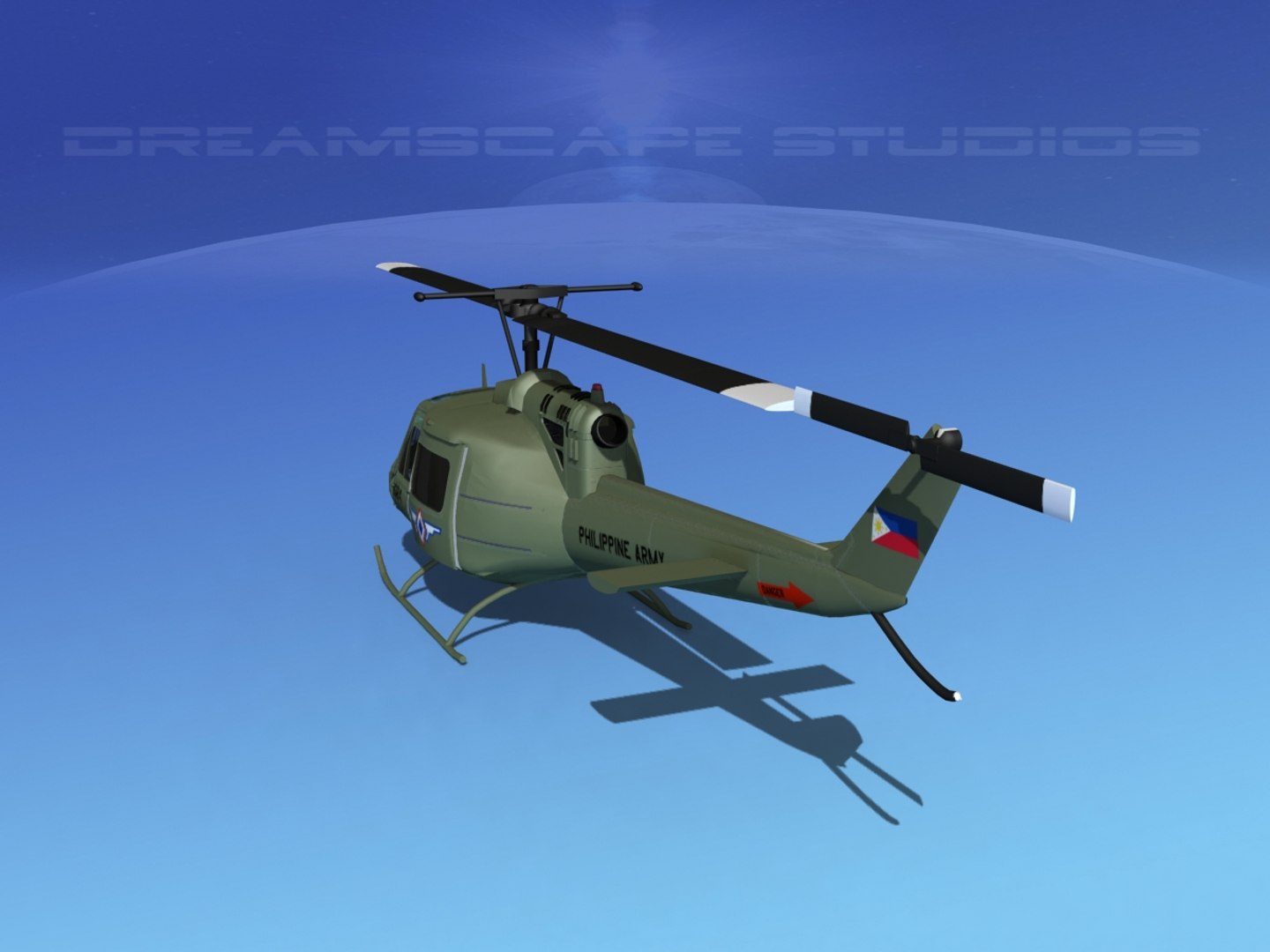 Military Bell Uh-1b Iroquois Model - TurboSquid 1220181