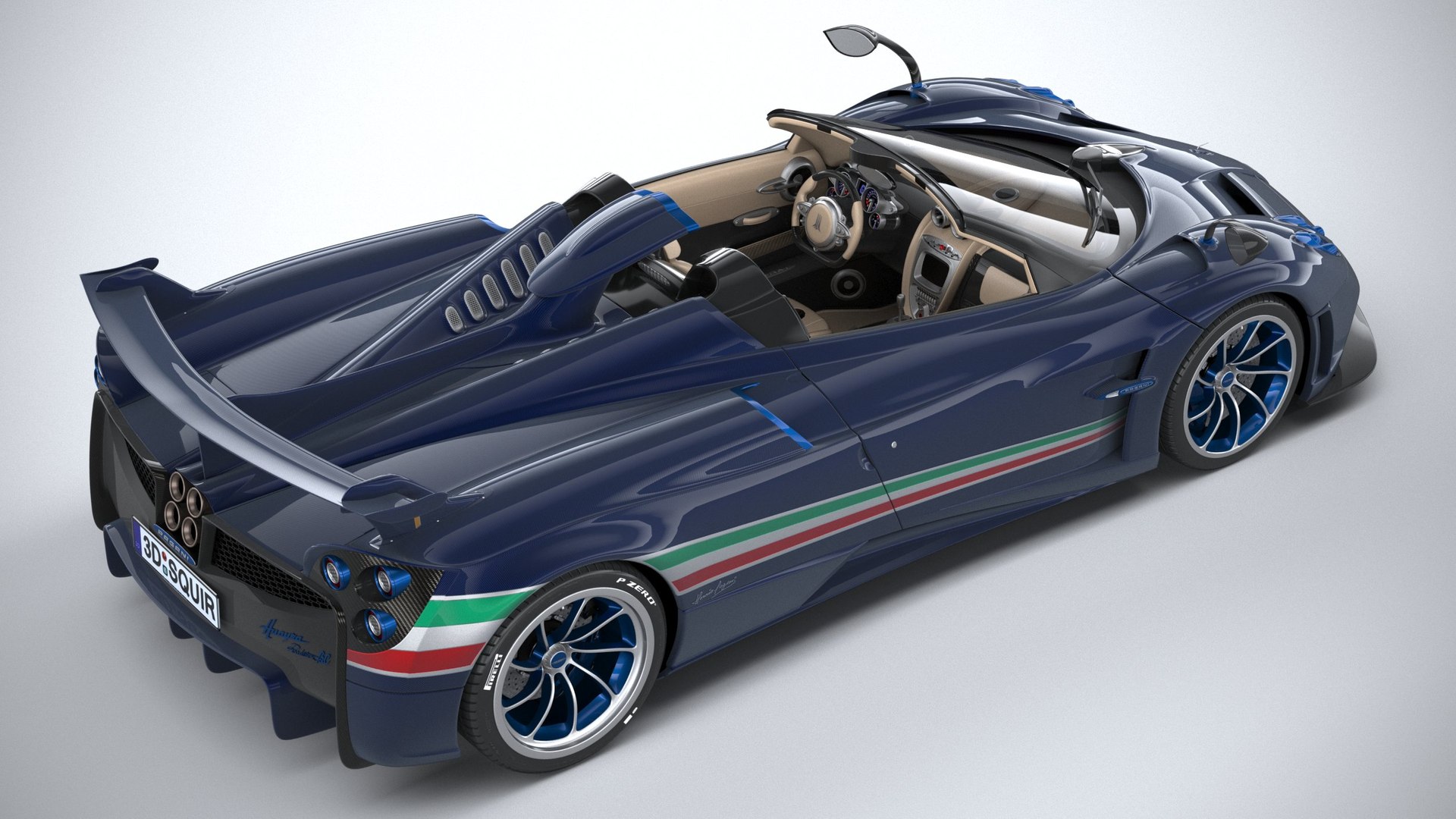 Pagani Huayra Tricolore: эксклюзивный кабриолет в честь итальянских ВВС