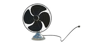 3D animated fan model