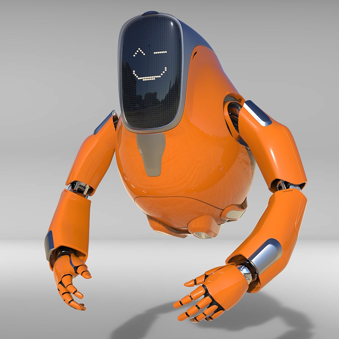 Droid Robot Bot 3d Model Turbosquid 1375326