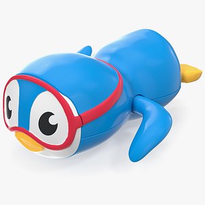 swimming penguin bath toy 3D model
