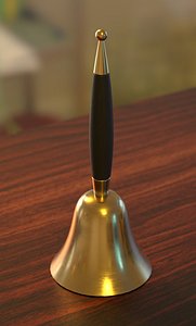 bell for calling the assistant servants 3D model