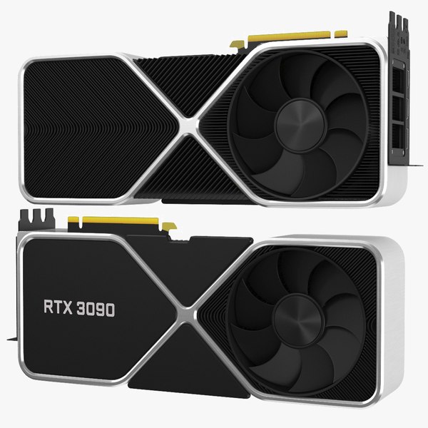 NVIDIA RTX 3090 Graphics Card 3D model