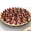 Ensemble de table luxueux à la fraise