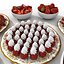 Ensemble de table luxueux à la fraise