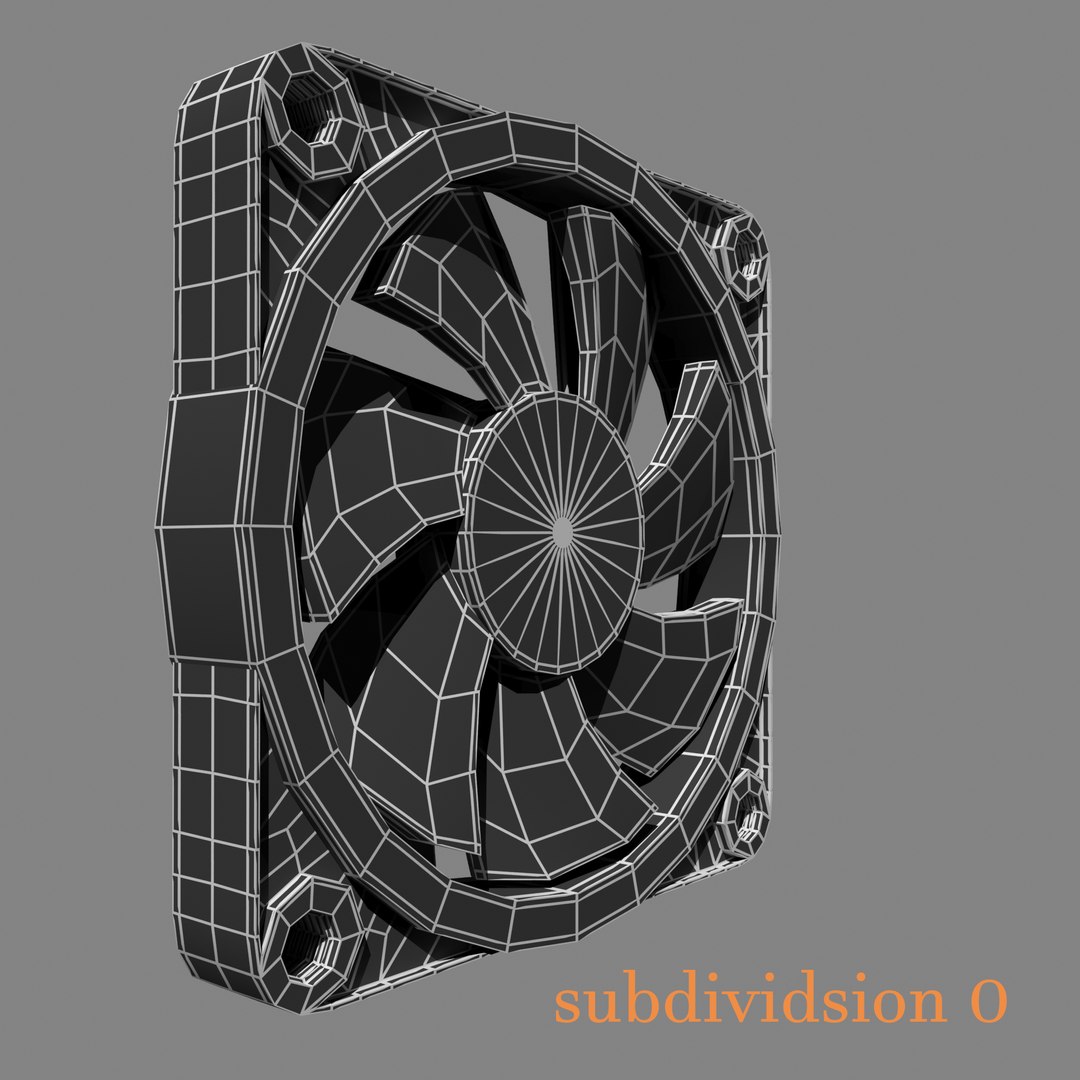 3d Chassis Fan