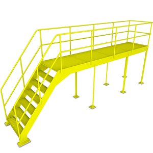 Heavy Duty Crossover Platform 13 3D model