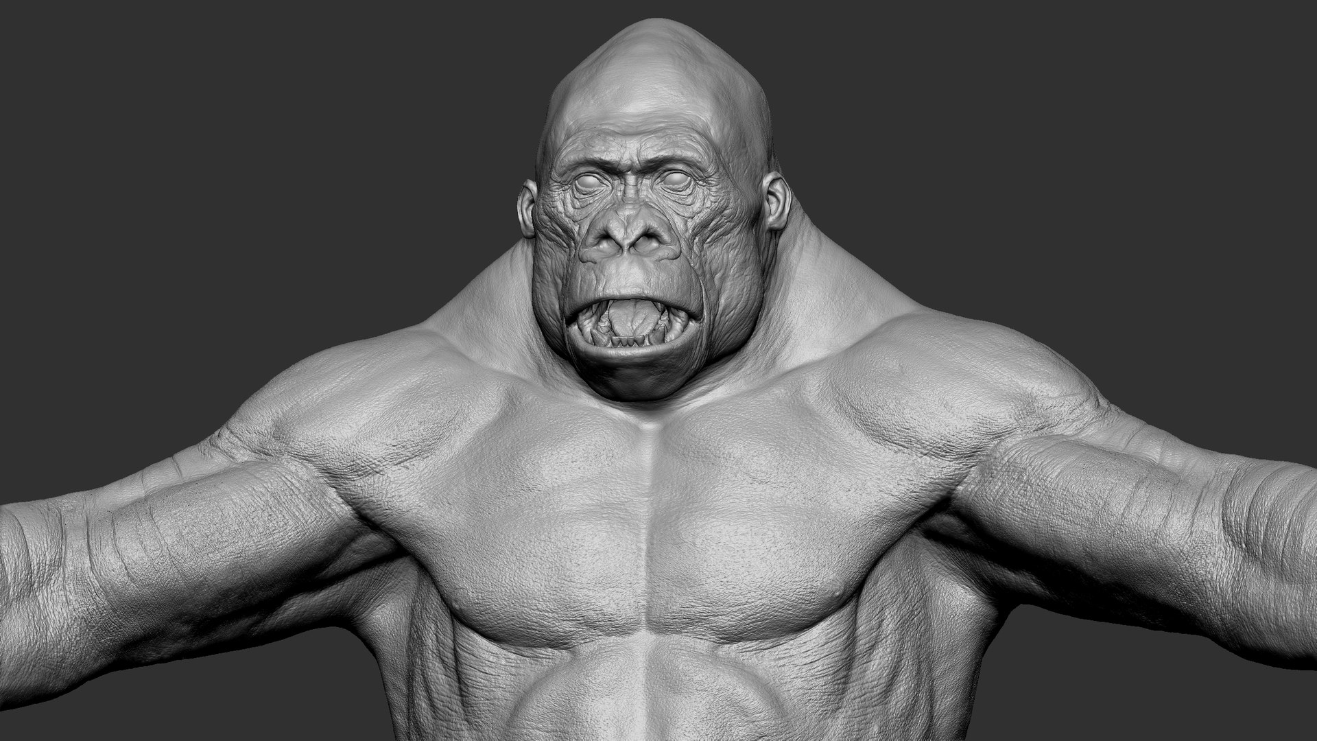 3D Gorilla Ultimate VFX Zbrush Sculpture digitale model https://p.turbosquid.com/ts-thumb/oI/zjPkEW/4g/s12/jpg/1663818378/1920x1080/fit_q87/ff871de33c284eec7cc2734a2c6fcb55bf1c7d2e/s12.jpg