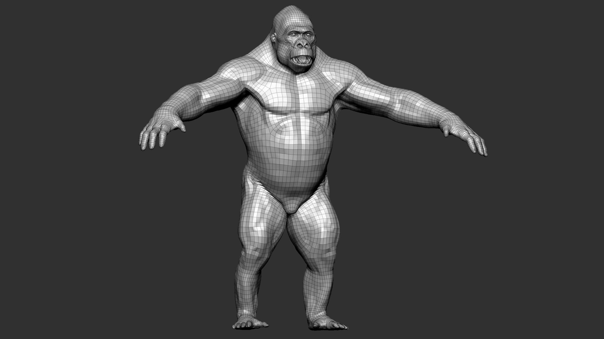 3D Gorilla Ultimate VFX Zbrush Sculpture digitale model https://p.turbosquid.com/ts-thumb/oI/zjPkEW/CD/ss1/jpg/1663836144/1920x1080/fit_q87/dcb6e3f08ae5d68a245a98ad35146628c628590a/ss1.jpg