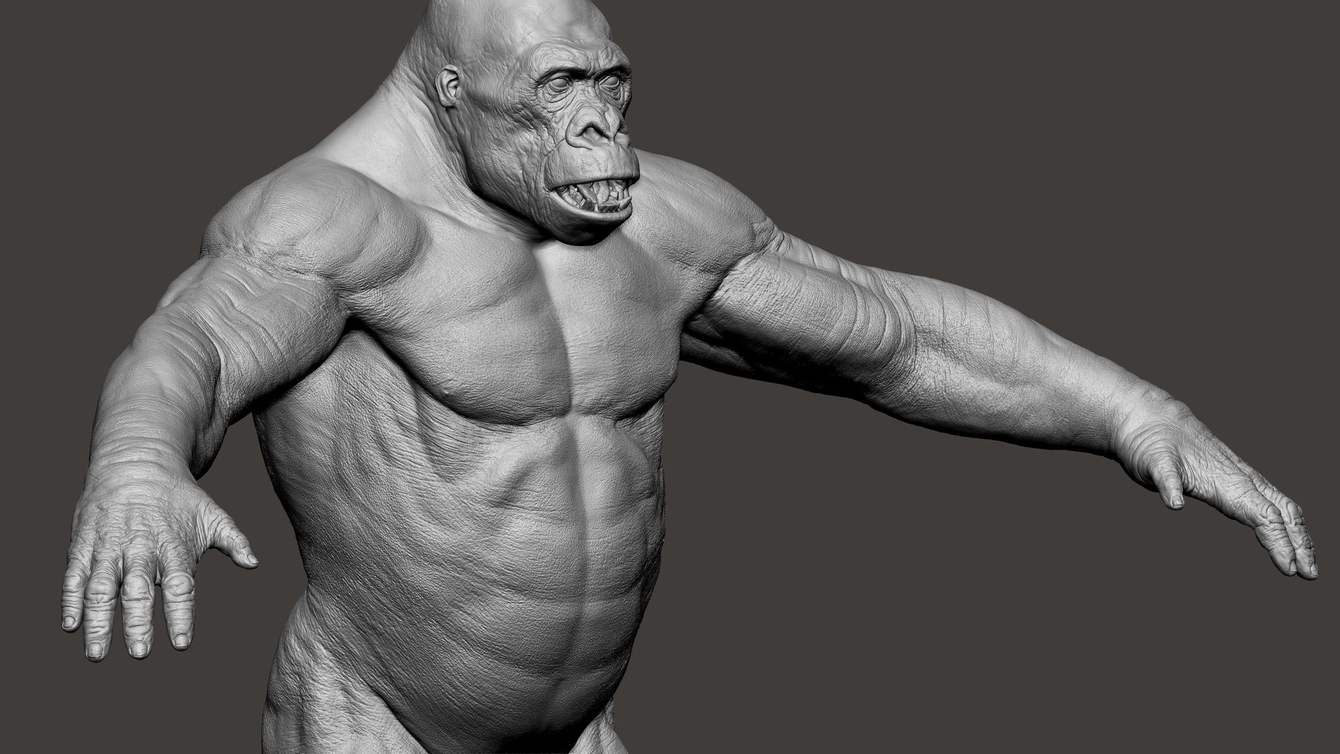 3D Gorilla Ultimate VFX Zbrush Sculpture digitale model https://p.turbosquid.com/ts-thumb/oI/zjPkEW/P4/60/jpg/1636555458/1920x1080/fit_q87/6cd85c4cc89fab8a808aca64176d7a11f1dce1f6/60.jpg
