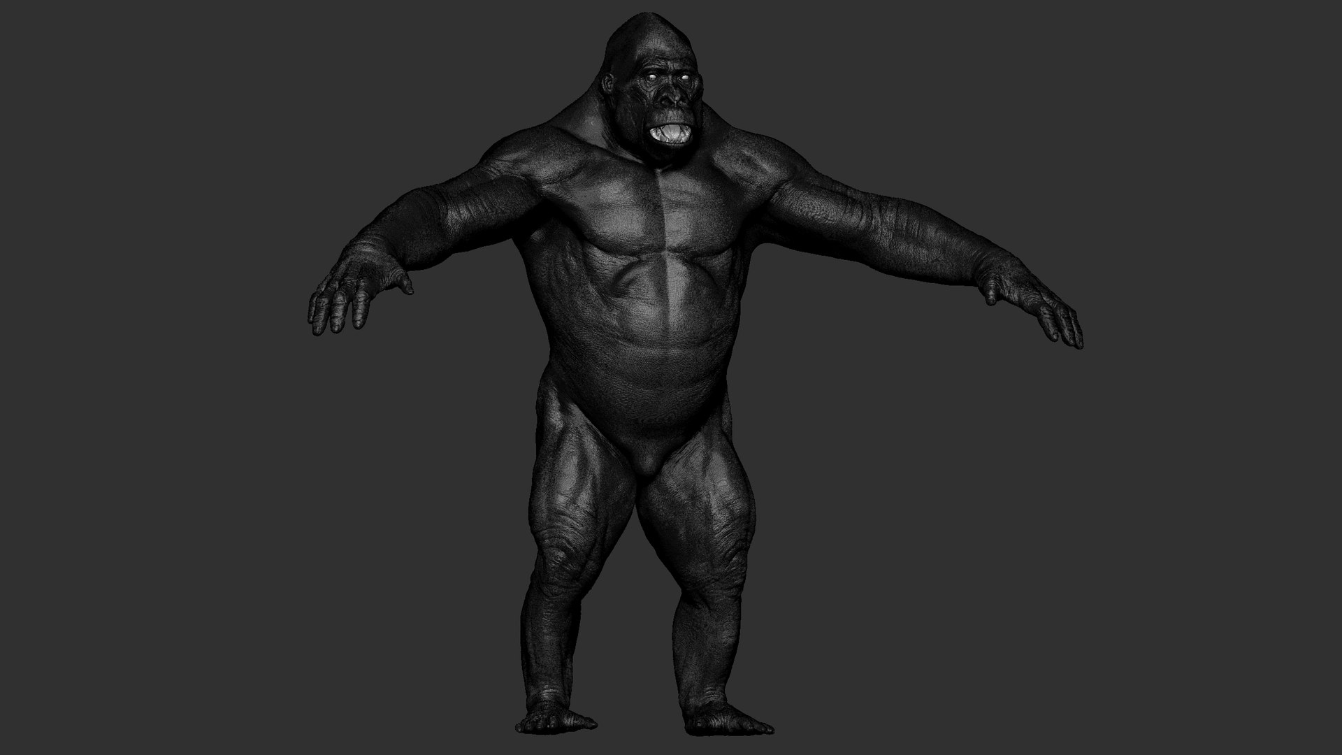 3D Gorilla Ultimate VFX Zbrush Sculpture digitale model https://p.turbosquid.com/ts-thumb/oI/zjPkEW/m6/ss3/jpg/1663836145/1920x1080/fit_q87/e8ee9925e7f94ef0a2edb8d1ec39cb2956a4ab28/ss3.jpg