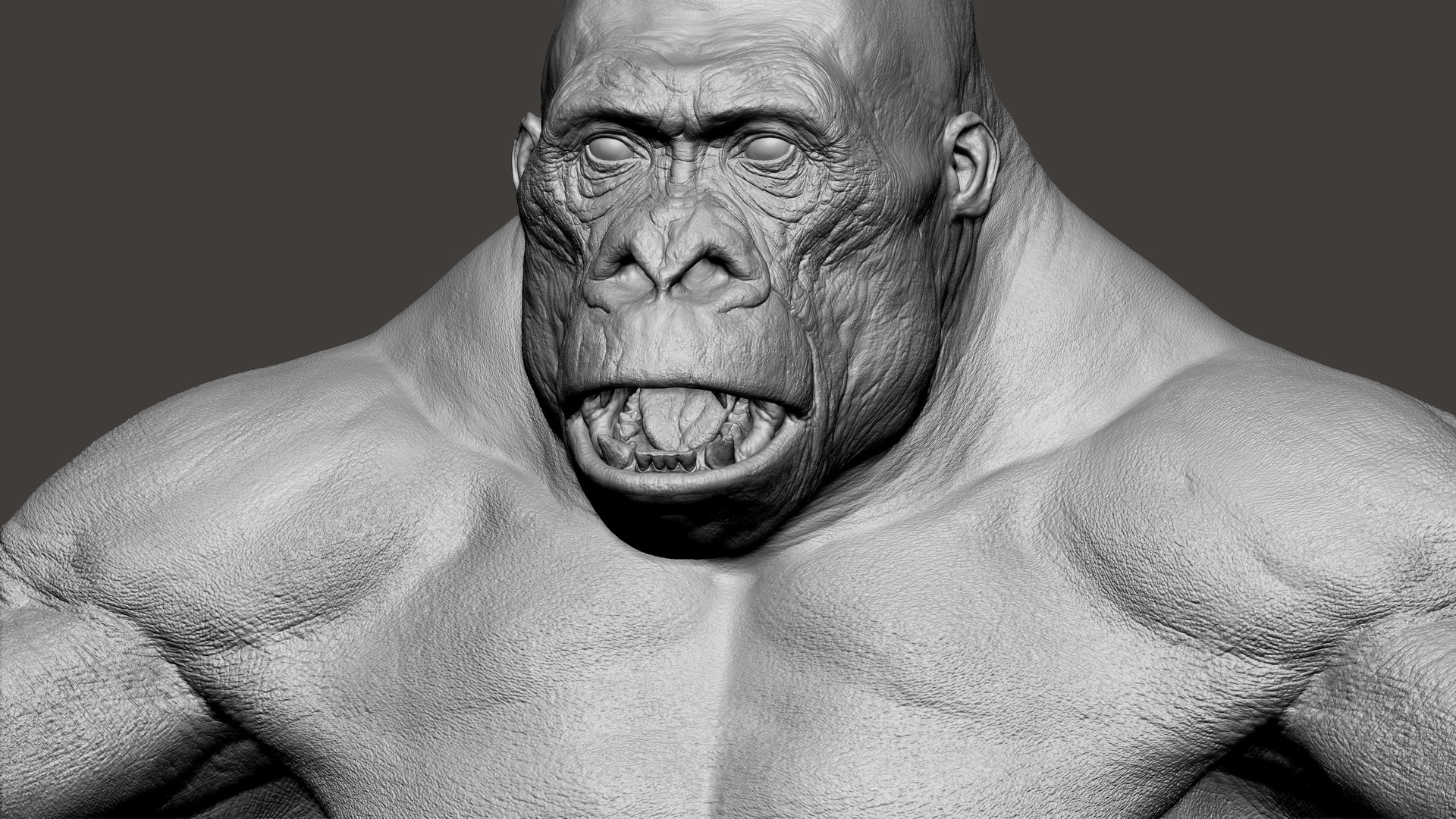 3D Gorilla Ultimate VFX Zbrush Sculpture digitale model https://p.turbosquid.com/ts-thumb/oI/zjPkEW/r1/1/jpg/1636555277/1920x1080/fit_q87/1bdc49d4638264046f8d48bc26f551f1df159da7/1.jpg