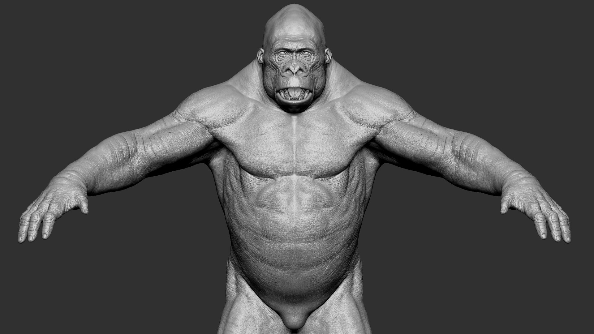 3D Gorilla Ultimate VFX Zbrush Sculpture digitale model https://p.turbosquid.com/ts-thumb/oI/zjPkEW/v2/s1/jpg/1663818373/1920x1080/fit_q87/a31f516c2d5e87a7afe35b0820d76899d7f7c7f1/s1.jpg
