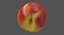 realistic peaches 3D