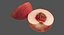 realistic peaches 3D