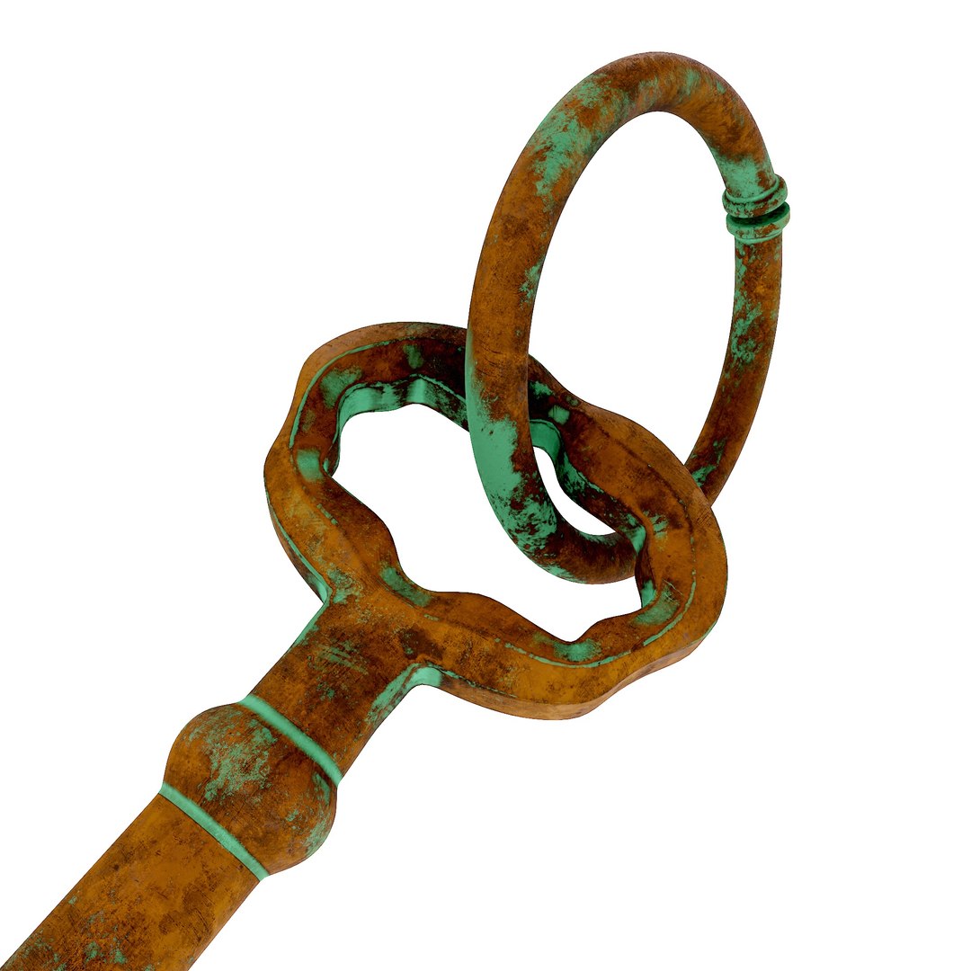 3D Antique rusty key 3d model - TurboSquid 1977615