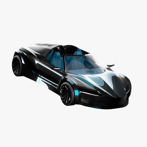 3D model roadster