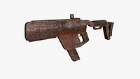 Anti-Drone Sub Gun G11 - SciFi Jamming Weaponry