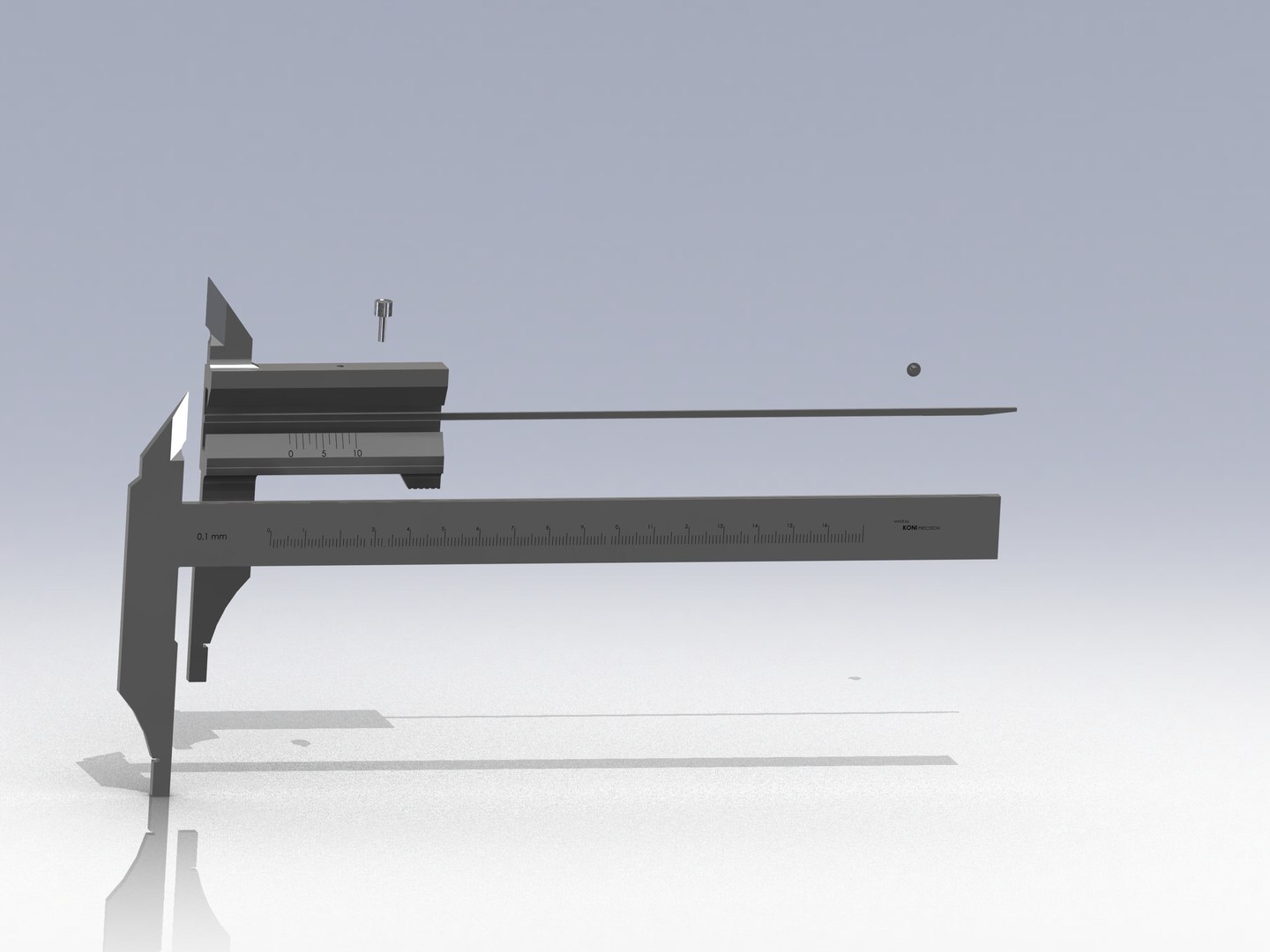 3d Sliding Caliper