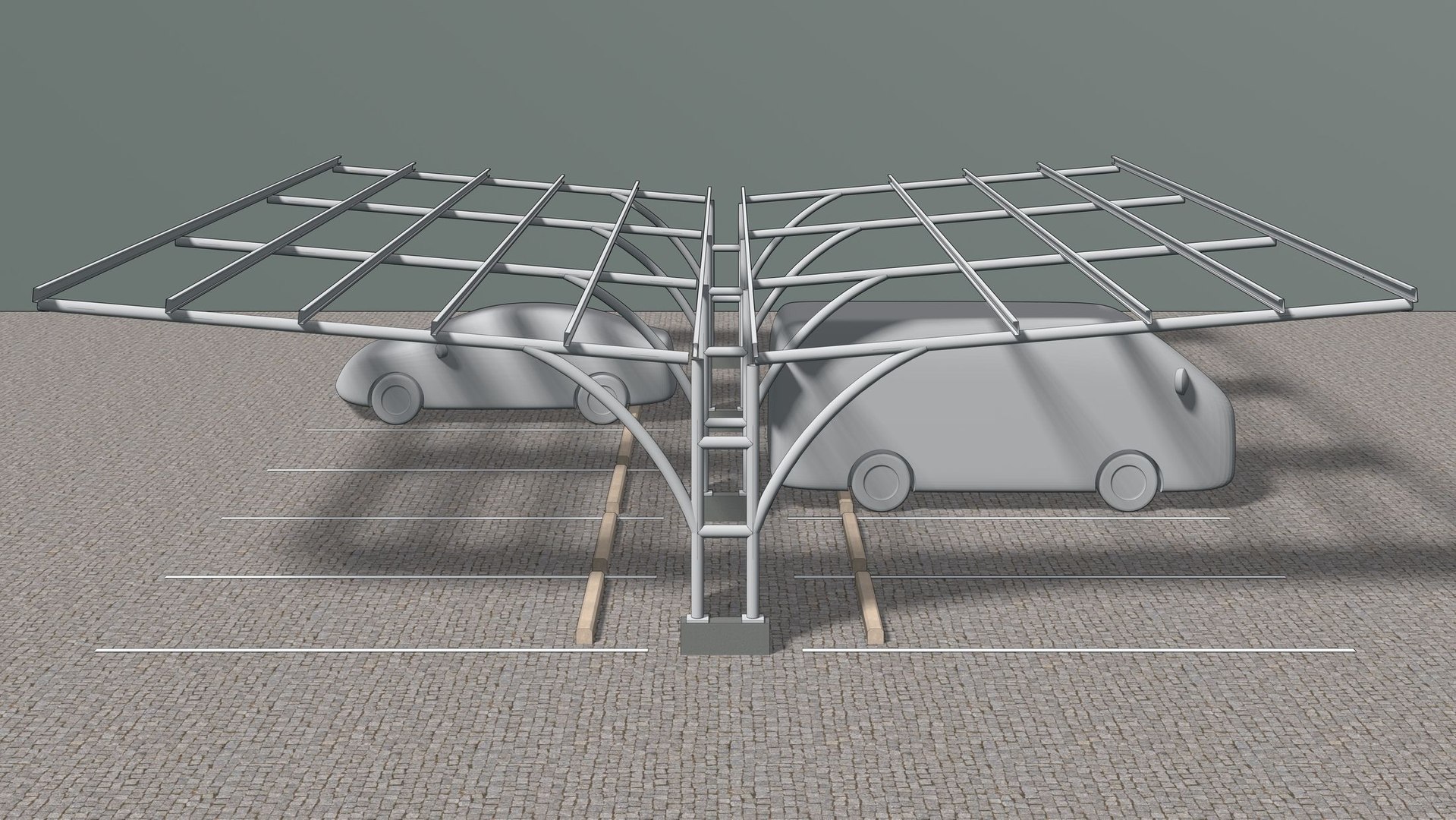3D Model Carport 24u02 - TurboSquid 2269134