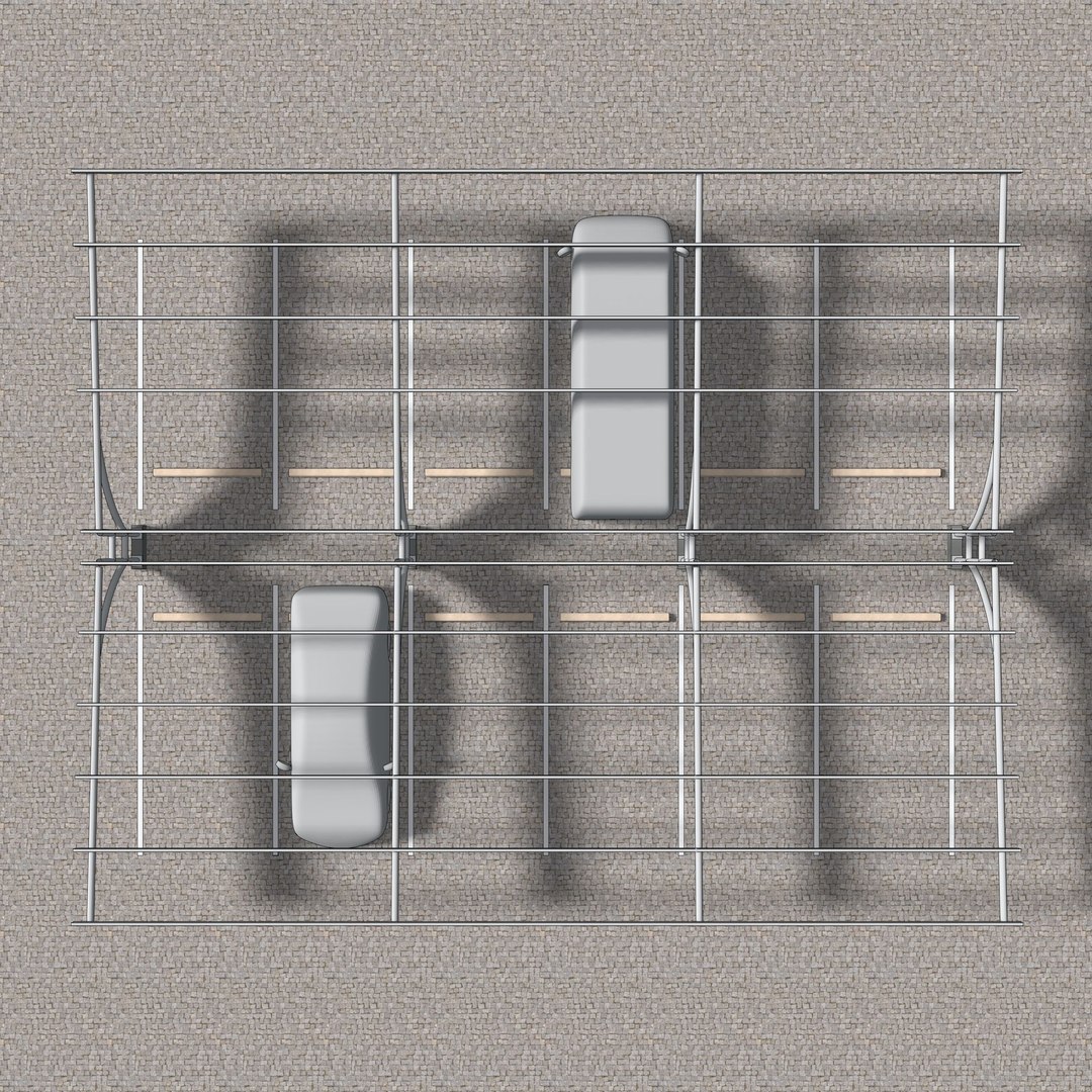 3D Model Carport 24u02 - TurboSquid 2269134
