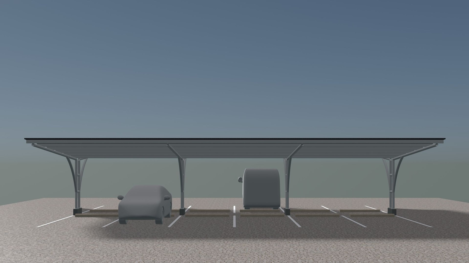 3D Model Carport 24u02 - TurboSquid 2269134