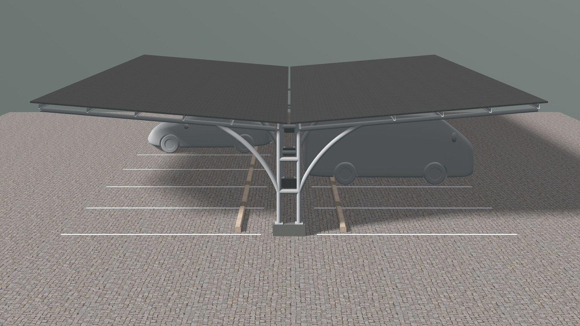3D Model Carport 24u02 - TurboSquid 2269134